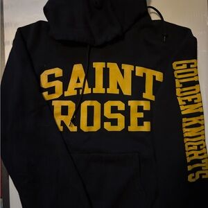 The College of Saint Rose Black and Yellow Men's Hoodie